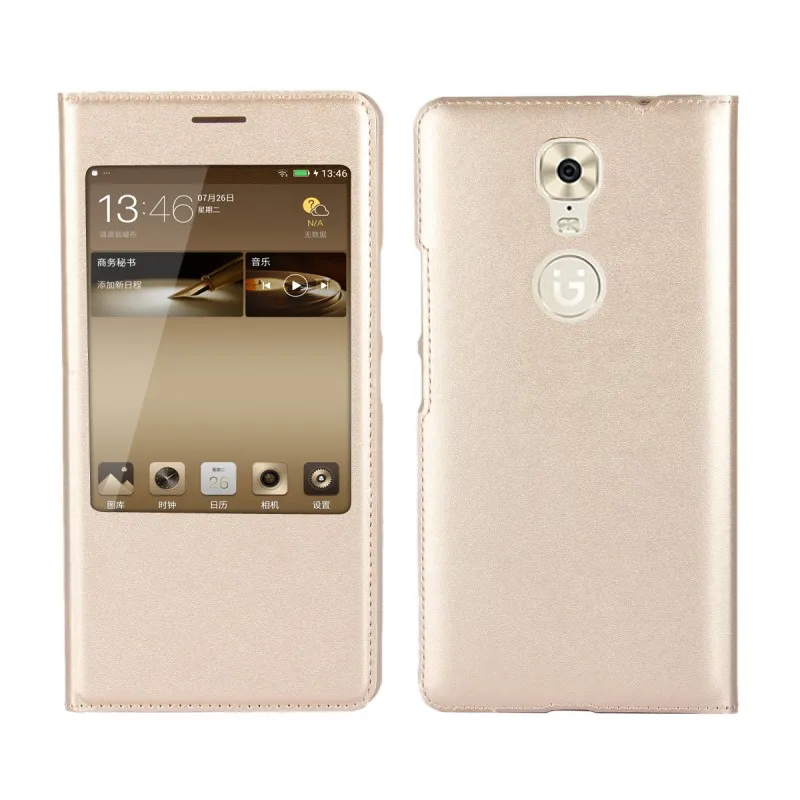 Window View Wallet Cases For Gionee M6 Plus M 6 Leather Case Cover Etui Hoesje Coque Fundas Capinha Para Carcasa Capa (8)
