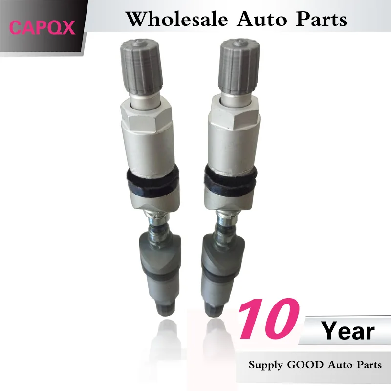 CAPQX 2PCS Tire Pressure Sensor gas nozzle For Mercedes Benzin Tire