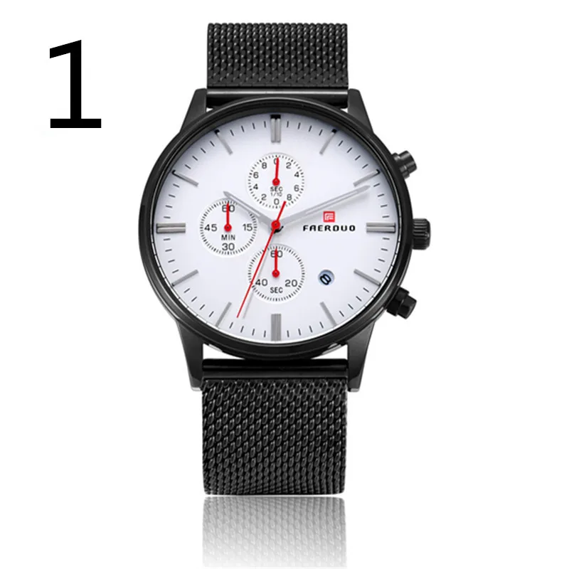 

Automatic mechanical watch waterproof business watch belt watch