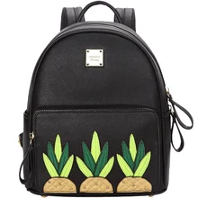 2017 Мода Pineappl Печатные Женский Backpac, Высокое Качество Мультфильм Печати Школьный Ранец Рюкзаки Для Подростков Гир