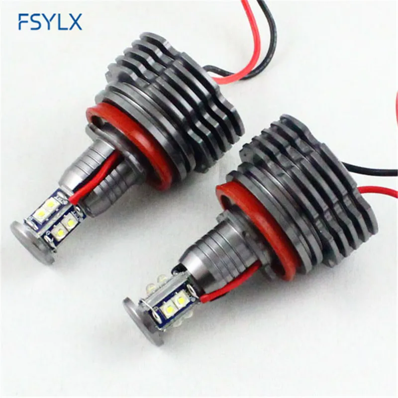 FSYLX H8 80 Вт Светодиодный Маркер ангельские глазки для BMW E87 E82 E92 E70 E90 E91 E60 E61 E63 E64 X5 X6
