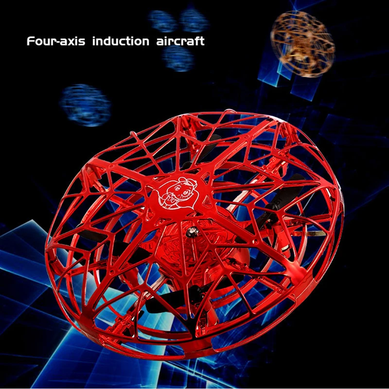 Анти-столкновения Летающий вертолет Ручной индукции Дрон НЛО самолет зондирования мини электронные дети летают НЛО детские игрушки