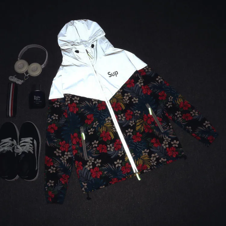 supreme floral windbreaker