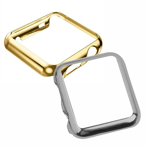 

Fashion Slim Ultra Thin PC + Electroplate Simple Case Cover for Apple Watch 42mm
