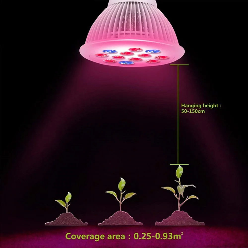 [DBF] полный спектр светодиодный светать 15 W завод лампы светодиодный лампы для растения для аквариума Цветы Семена Сад овощная теплица E27