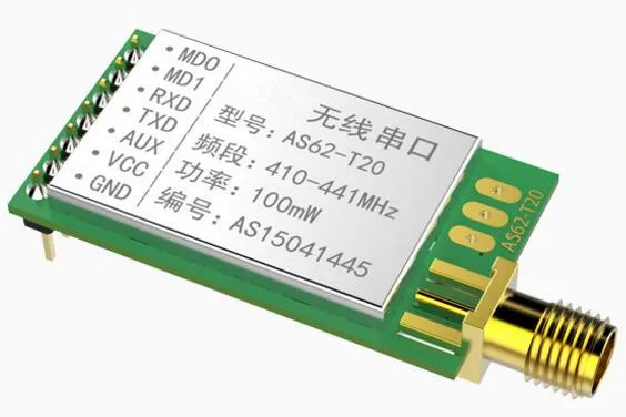 AS62-T20 SX1278/SX1276 433 МГц беспроводной модуль м последовательный порт LORA Spread Spectrum 3000 UART
