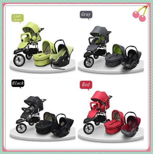 Stroller Car Seat,Newborn Pram 3 Wheels Baby Stroller 3 in 1,Pushchair