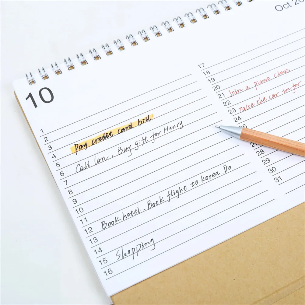Настольные календари еженедельник месячный план To Do List Настольный календарь ежедневно Rainlendar простой стиль Настольный календарь