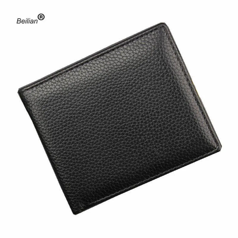 

Business Wallet Soft Black PU leather Men Wallets Premium Product Purse For Man Short Coin Purse Bifold Thin Wallets Card Holder