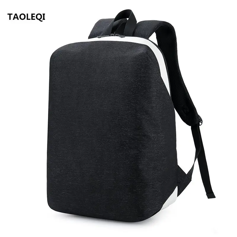 

TAOLEQI Men's 15Inch Laptop Backpack Computer Women School Bag Backpacks Rucksacks Leisure Travel for Teenage Mochila Male Black