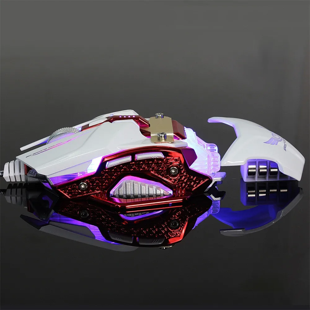 Мышь Gamer Recarregavel Проводная Бесшумная USB оптическая игровая мышь эргономичная