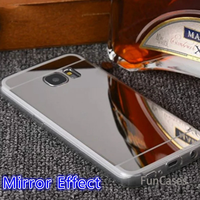 Зеркальный эффект мягкий TPU чехол для samsung Galaxy Note 9 S6 S7 край Grand Prime A3 A5 A7 J3 J5 J7 2017 S8 S9 A8
