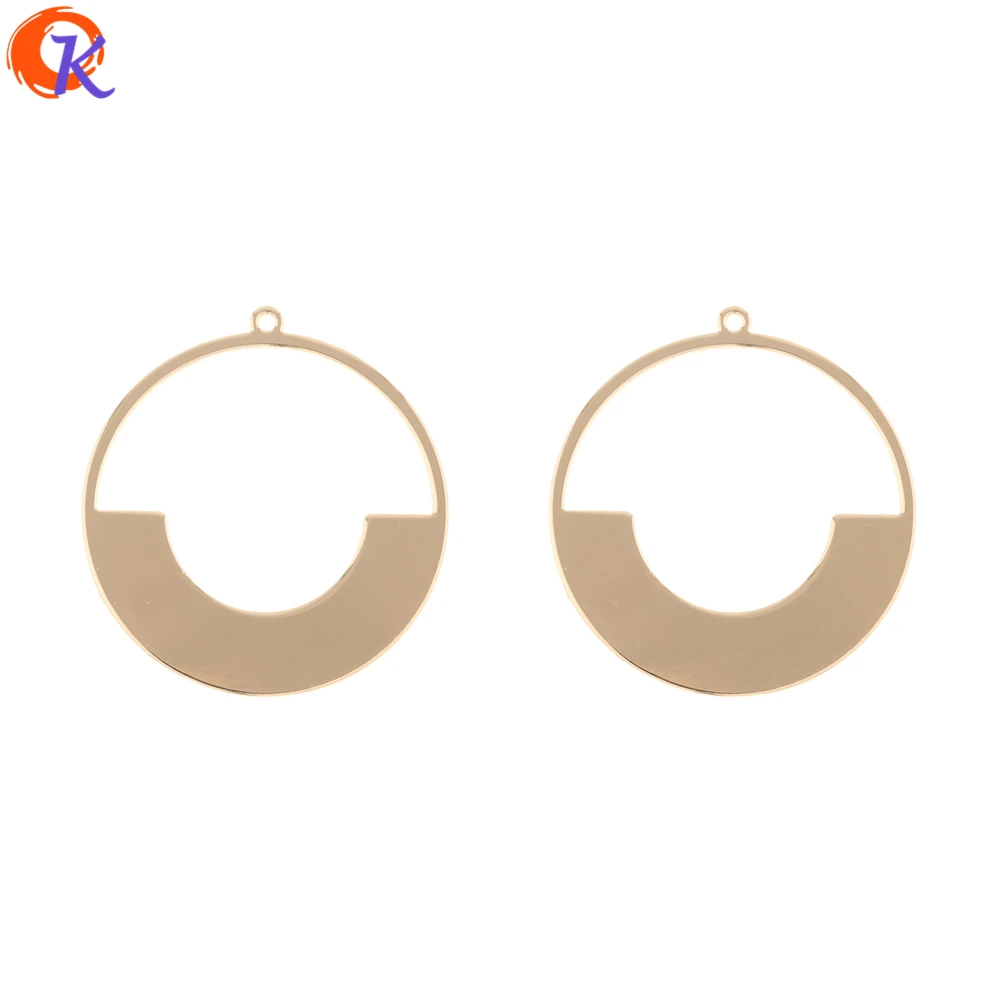 

Cordial Design 50Pcs 40*43MM Jewelry Making/Earring Connectors/DIY/Round Shape/Earring Accessories/Hand Made/Earring Findings