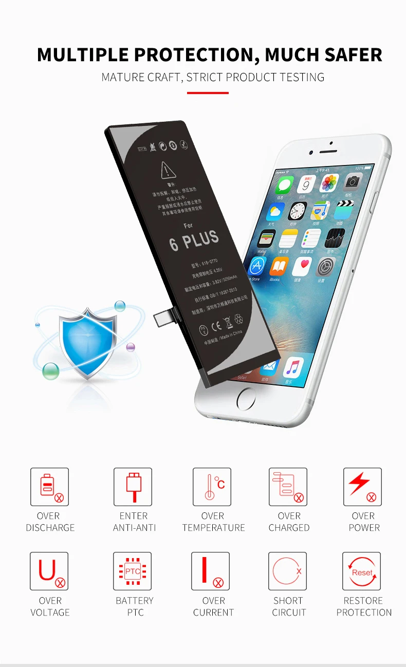 batteries for Apple for iPhone 6 Plus (17)