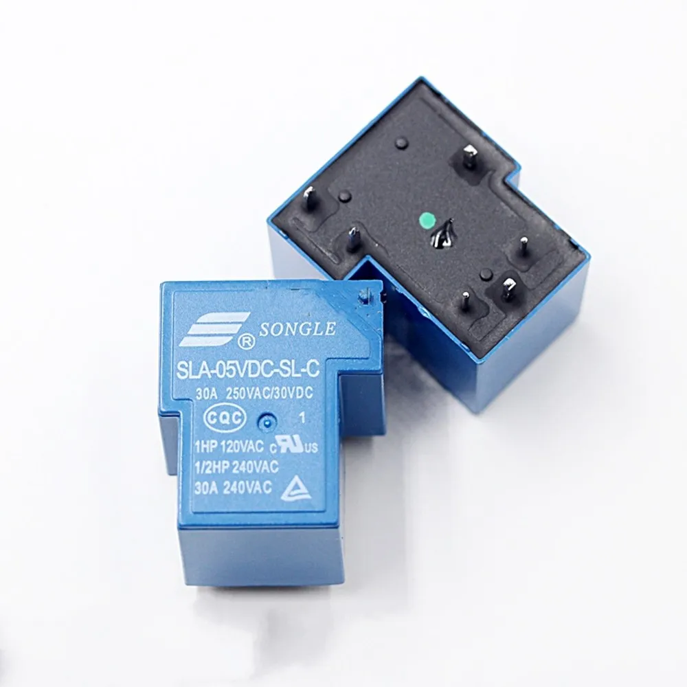 

10pcs/lot Power Relay SLA-05VDC-SL-C SLA-12VDC-SL-C SLA-24VDC-SL-C 5V 12V 24V 6Pin PCB Relay 30A New Original