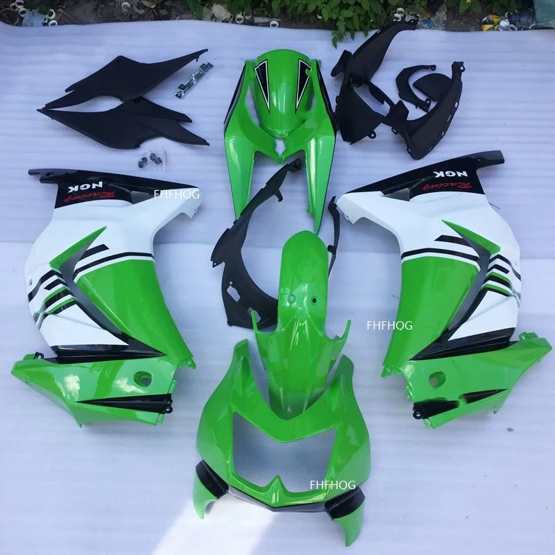 Green Injection mold Fit Kawasaki Ninja parts EX250 ZX250R 08-14 ZX-250R ZX 250R 08 09 10 12 13 14 white black Green Injection mold Fit Kawasaki Ninja parts EX250 ZX250R 08-14 ZX-250R ZX 250R 08 09 10 12 13 14 white black