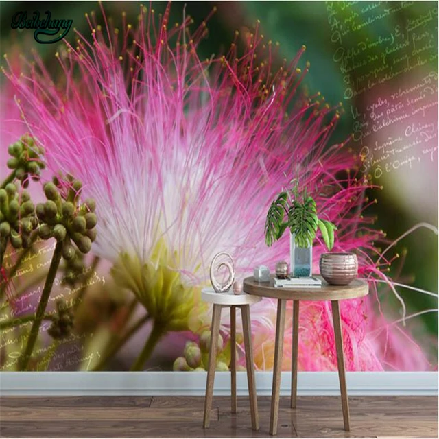 Beibehang Pink Flower High Definition Core Large Custom Beibehang Pink Flower High Definition Core Large Custom Nonwovens Wallpaper Fresco Lounge Tv Background