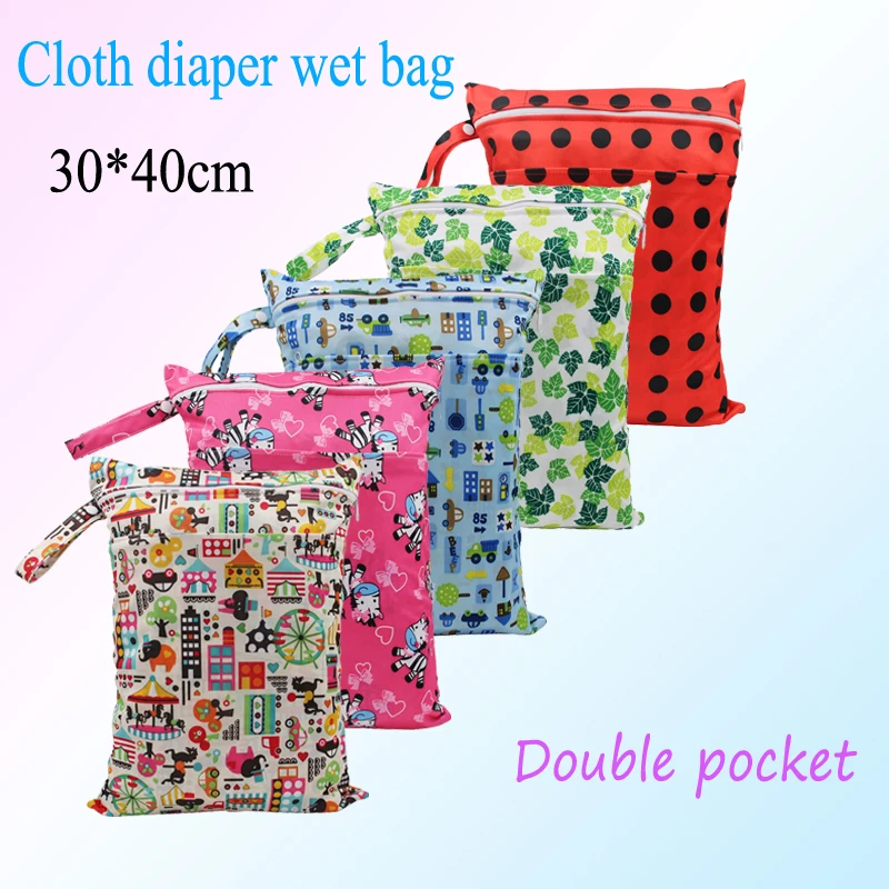 Buy New coming colorful Printing Diaper wet bag Double