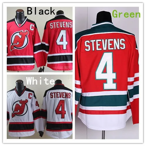 New Jersey Devils Scott Stevens Official Red/Green CCM Premier Adult Team  Classic Throwback NHL Hockey Jersey S,M,L,XL,XXL,XXXL,XXXXL