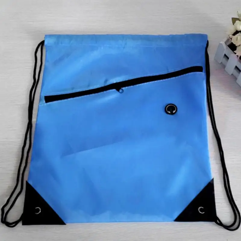 

Swimming Beach Drawstring Bag Exercise Backpack Sack Bag Small Slot Riding Backpack Gym 2018 Drawstring Shoes Men Women Bags