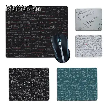 

MaiYaCa New Designs Math Formula Rectangle Gamer Speed Mice Retail Small Rubber Mousepad Size for 25X29cm18x22cmGaming Mousepads