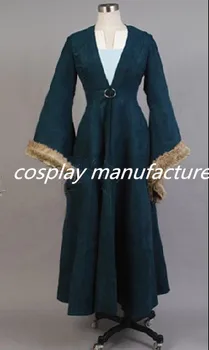 

Free Shipping Custom Made Catelyn Tully Stark Cosplay Costume From Game of Thrones