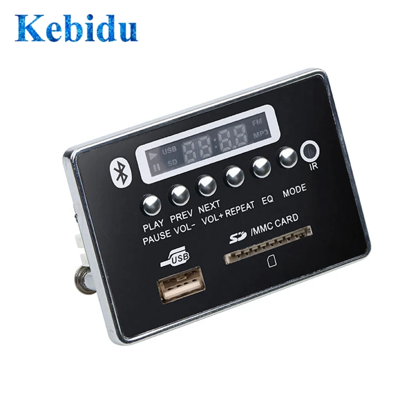 MP3 декодер громкой связи Kebidu плата USB FM Aux радио mp3 плеер встроенный Автомобильный