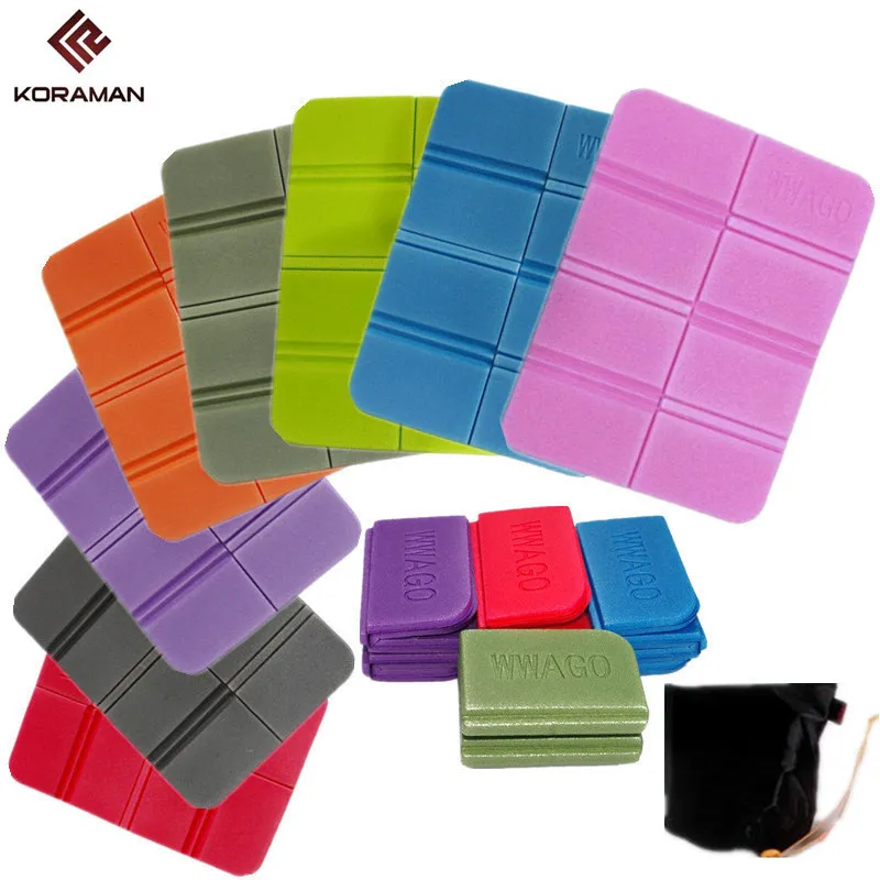 2018 KORAMAN new XPE 8 folder camping mat folding portable small moisture waterproof and dirty picnic beach | Спорт и развлечения