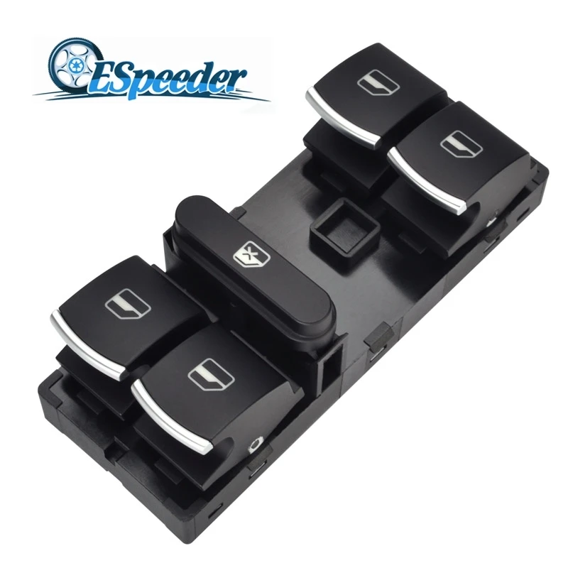 

ESPEEDER Electric Power Master Window Switch Button For VW MAGOTAN Sagitar Golf MK5 MK6 GTI Rabbit Passat B6 CC 5ND 959 857