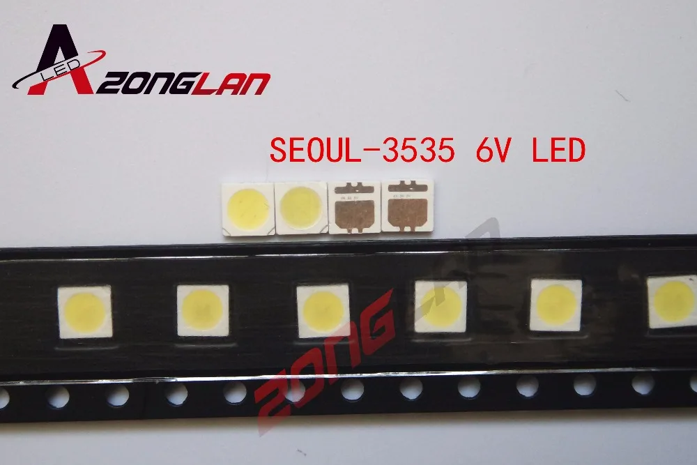 

500PCS SEOUL High Power LED LED Backlight 2W 3535 6V Cool white 135LM TV Application SBWVL2S0E