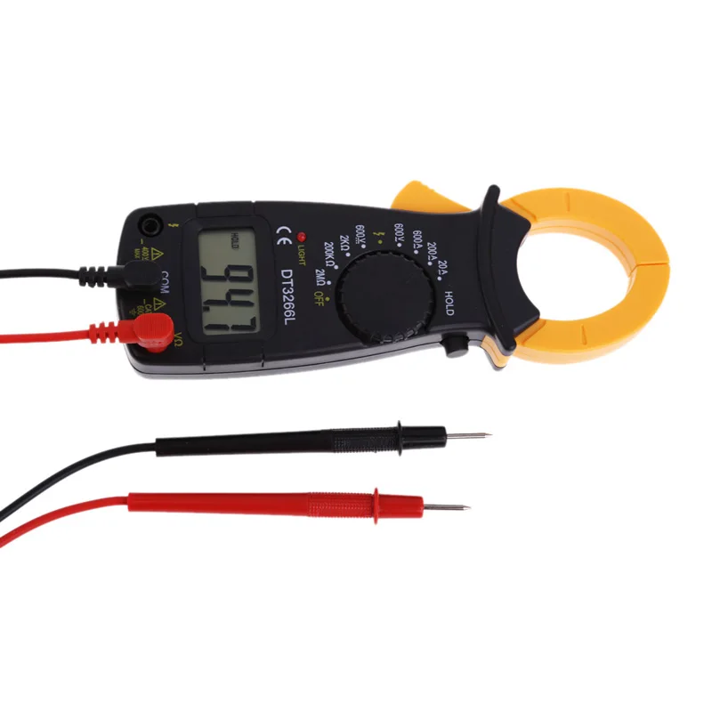 

Digital Clamp Meter Ammeter 20A-600A multimeter Voltmeter AC DC Voltage Meter Temperature Tester Auto Range