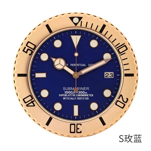 Роскошный дизайн металлические художественные часы Relogio де Parede Decorativo домашний декор настенные часы с соответствующими логотипами - Цвет: 9