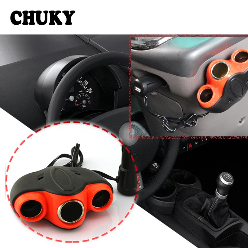 Автомобильный прикуриватель CHUKY с USB зарядным устройством и наклейками для BMW E30 F20