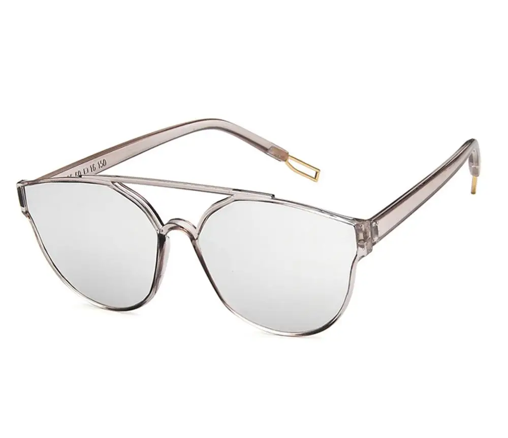 Женские солнцезащитные очки Oculos Masculino Lentes De Sol Mujer в стиле ретро яркие серые для
