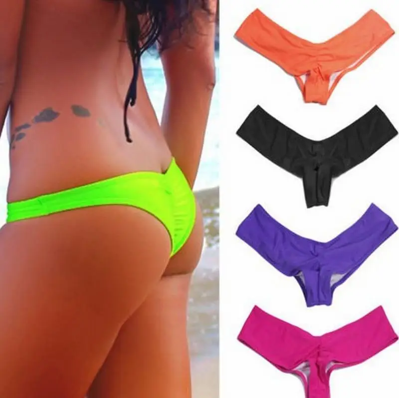 

V shape sexy brazilian bikini bottom women swimwear women's swimming swimsuit micro briefs panties underwear HW256