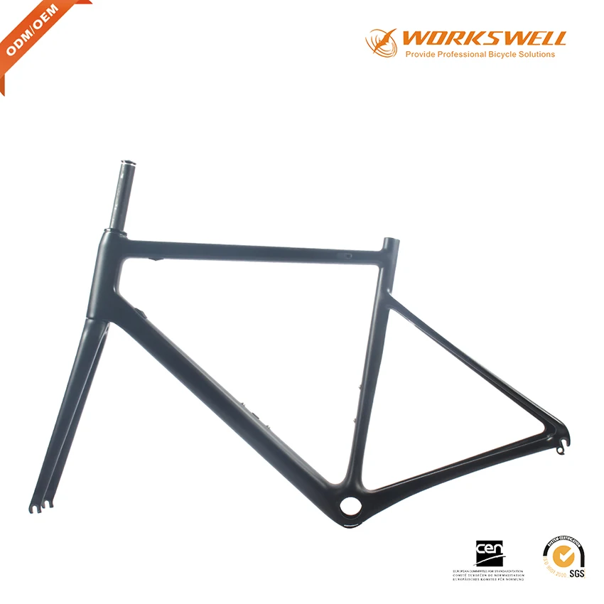 700C Road Bicycle Frame Super Light Carbon Bike Frame 815g Monococque