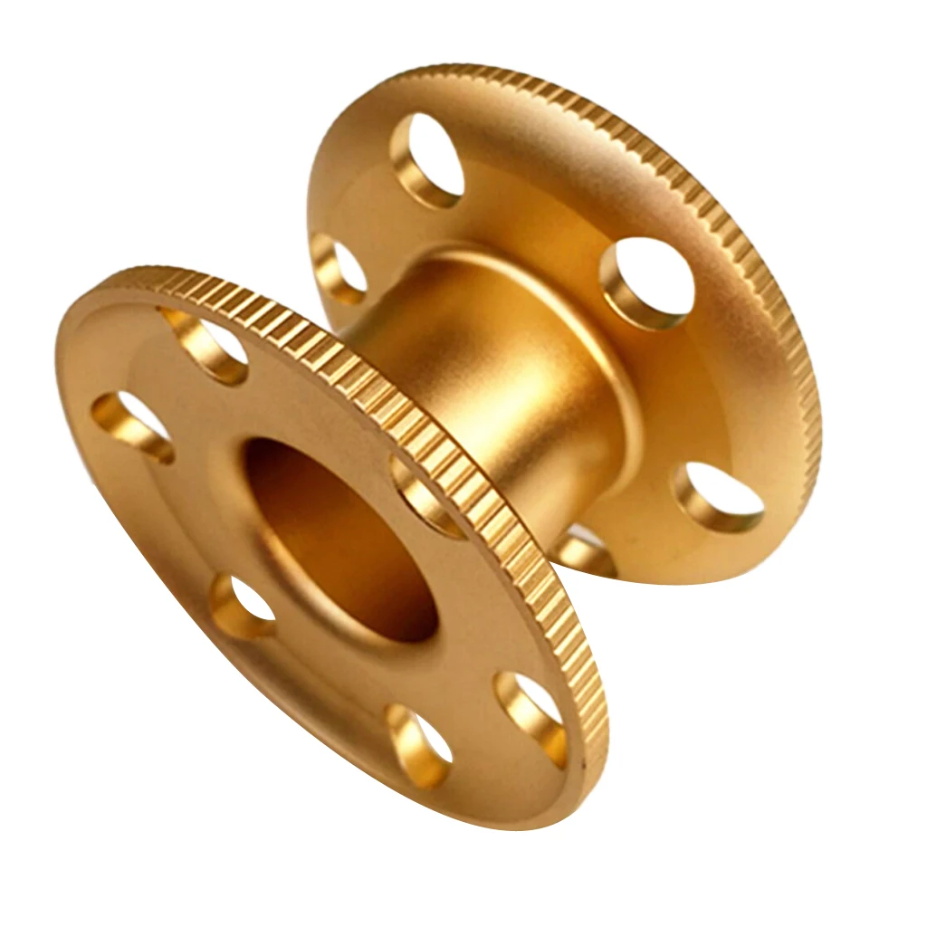 Durable Aluminum Scuba Diving Dive Finger Spool Snorkeling Guide Line Reel for Underwater Sports Accessories 