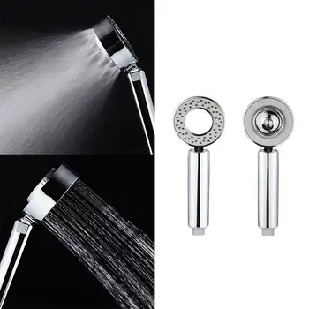 

Youool Double-Sided Shower Head Water Saving Round ABS Plating Bath Shower High Pressure Handheld Hand Shower Bathroom 1pc