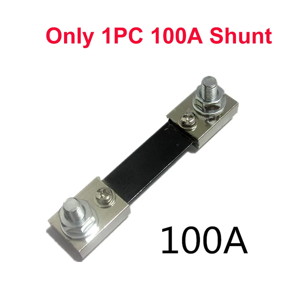 DC 100 в 10A 50A 100A мини 0,28 дюймов светодиодный цифровой вольтметр Амперметр вольтамперметр Амперметр Напряжение индикатор тестер - Цвет: only 100A SHUNT