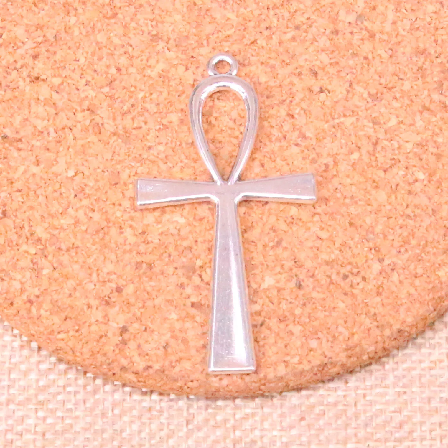 5Pcs Antique Silver cross egyptian ankh life symbol Charms Pendants For DIY Jewelry Bracelet 52*28mm | Украшения и аксессуары