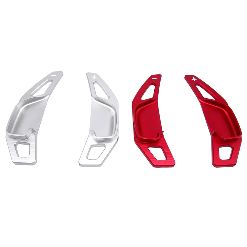 

For Toyota Corolla 2014-2018 Camry 2012-2016 Car Styling Steering Wheel Paddle Shifter DSG Extensions Aluminium 2pcs Red/Silver