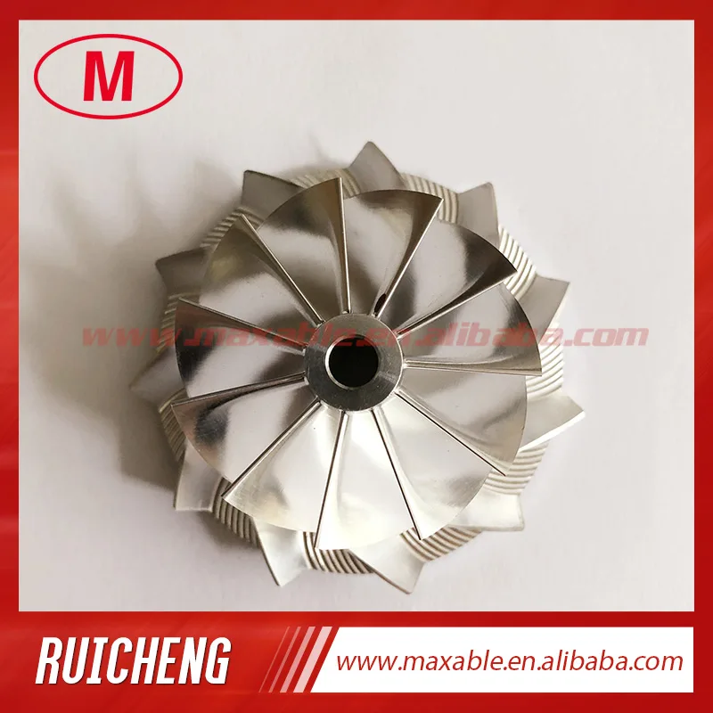 GT15-25 38.62/52.19mm 729612-0005 11+0 Blades performance billet/aluminum 2618/milling turbo compressor wheel for 765472-0000