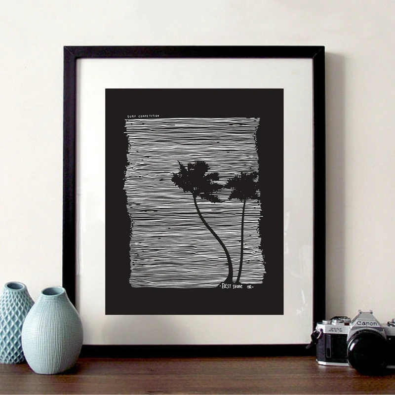 Best Shore 1982 Canvas Painting Home Decor