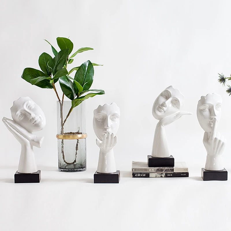 Just want to simple modern sculpture art room decoration crafts Nordic