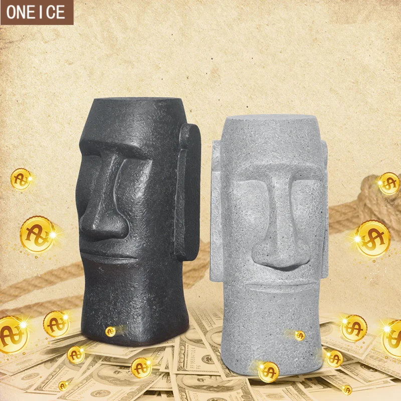

Creative piggy bank 3D Statue Resin Home Decor Money saving box Large-capacity money box crafts best gift free delivery