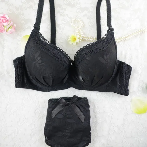Women Sexy Lingerie Underwear Bra Set Lace Push-up Underwear Sets Push-up Bra Set