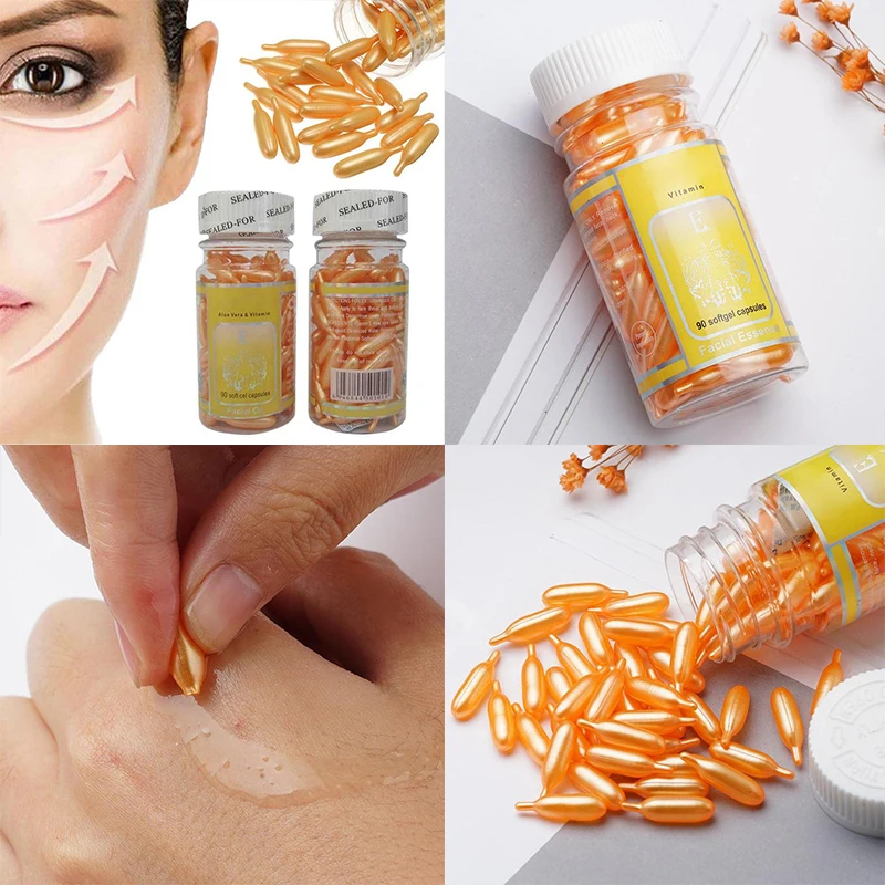 

90pcs/lot ANIMATE Essence Skin Care Fructonic Acid Anti-wrinkle Regeneration Capsules Ageless Spot Acne Removing VE Facial Serum