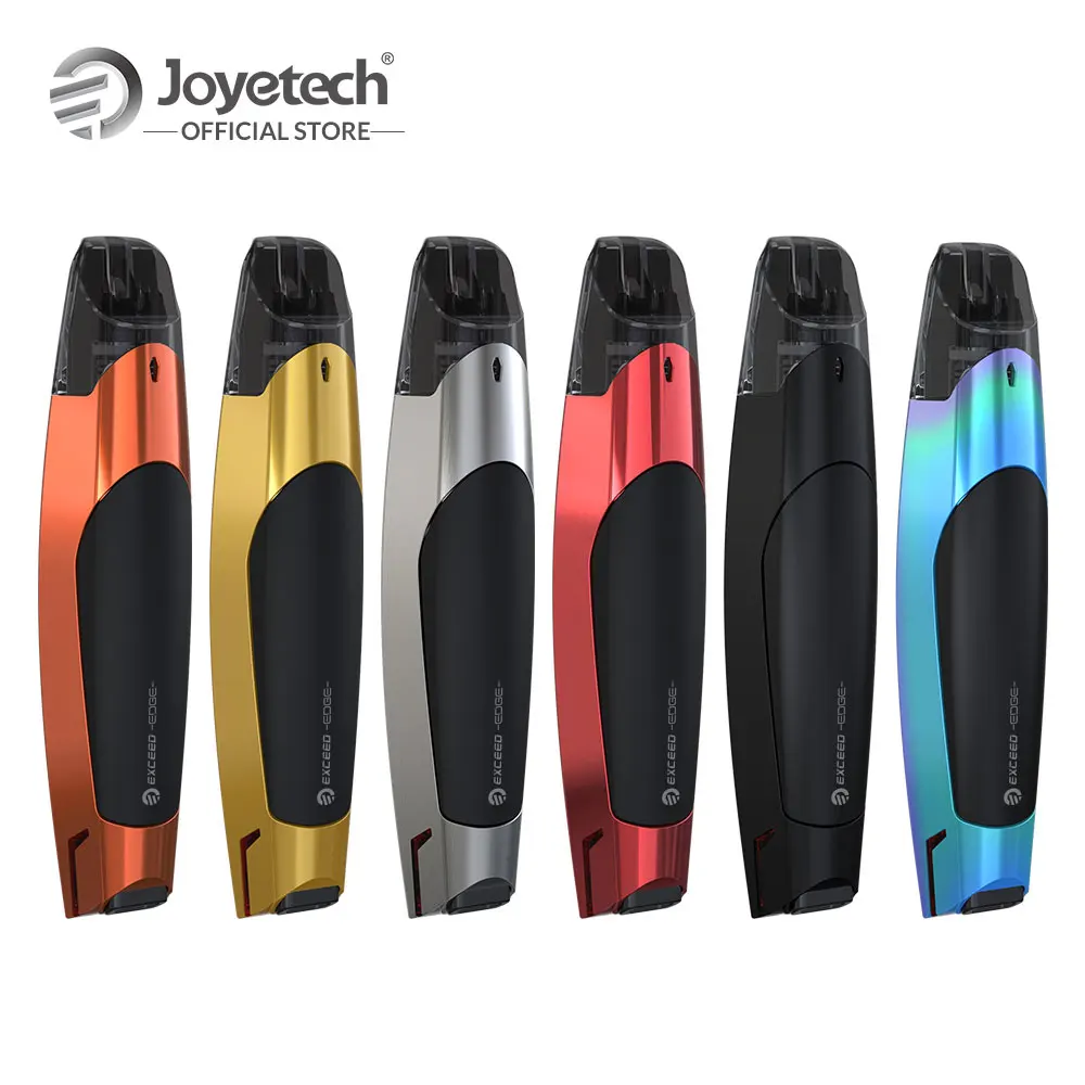 Original Joyetech EXCEED Edge Kit With 650mAh Built-in Battery 2ml Cartridge With EX Head 1.2ohm MTL Coil Electronic Cigarette Original Joyetech EXCEED Edge Kit With 650mAh Built-in Battery 2ml Cartridge With EX Head 1.2ohm MTL Coil Electronic Cigarette