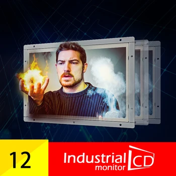 

Faismars cheap 12.1 inch Industrial Touch Screen Monitor with Resistive touch VGA and DVI input
