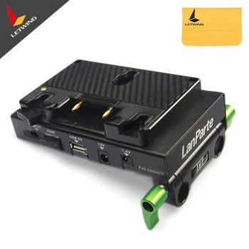 

Lanparte A-Mount Anton Bauer Battery Pinch Power Distributor & HDMI Splitter for DSLR Rig